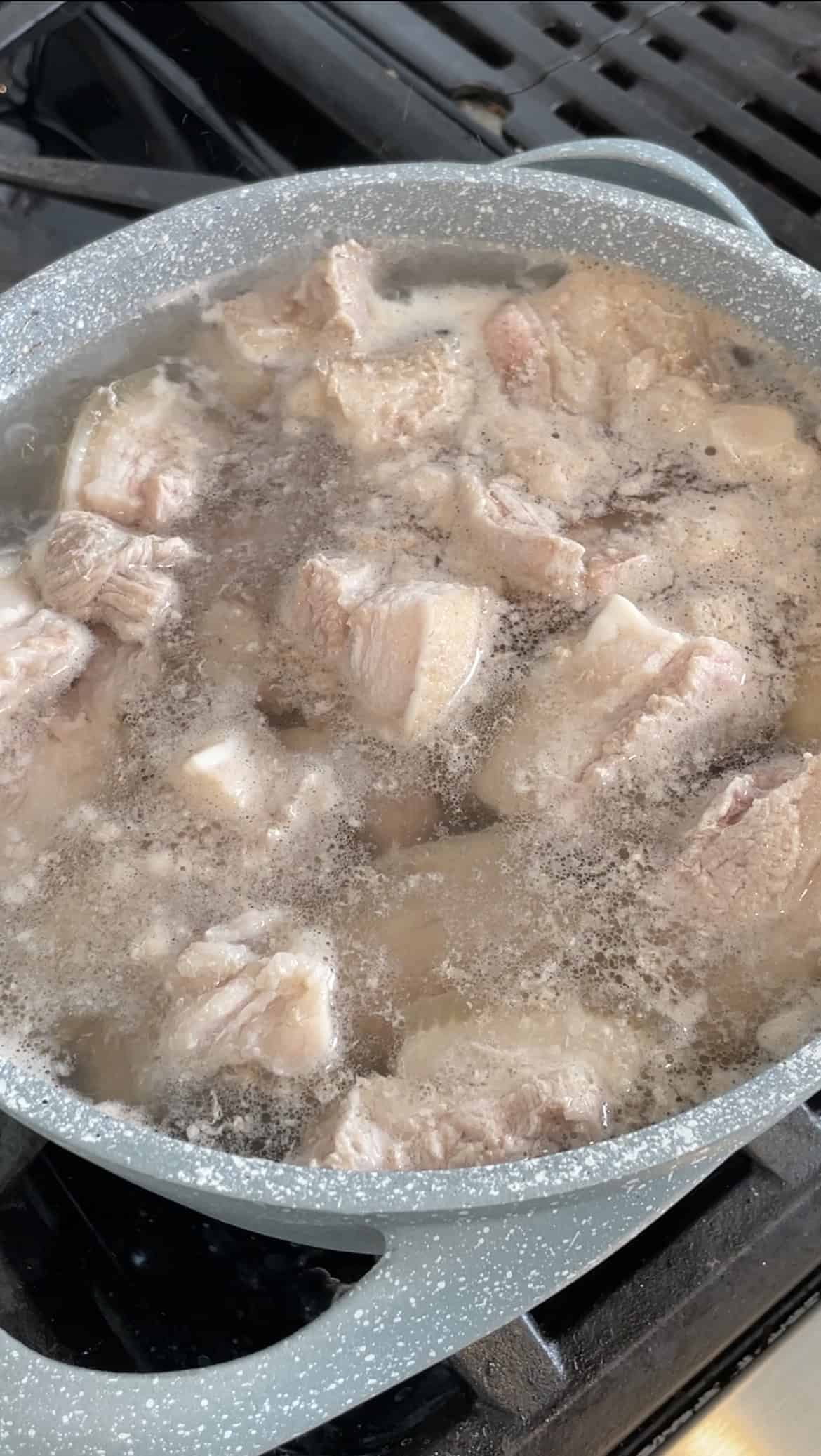 Parboiled Pork Belly hong shao rou