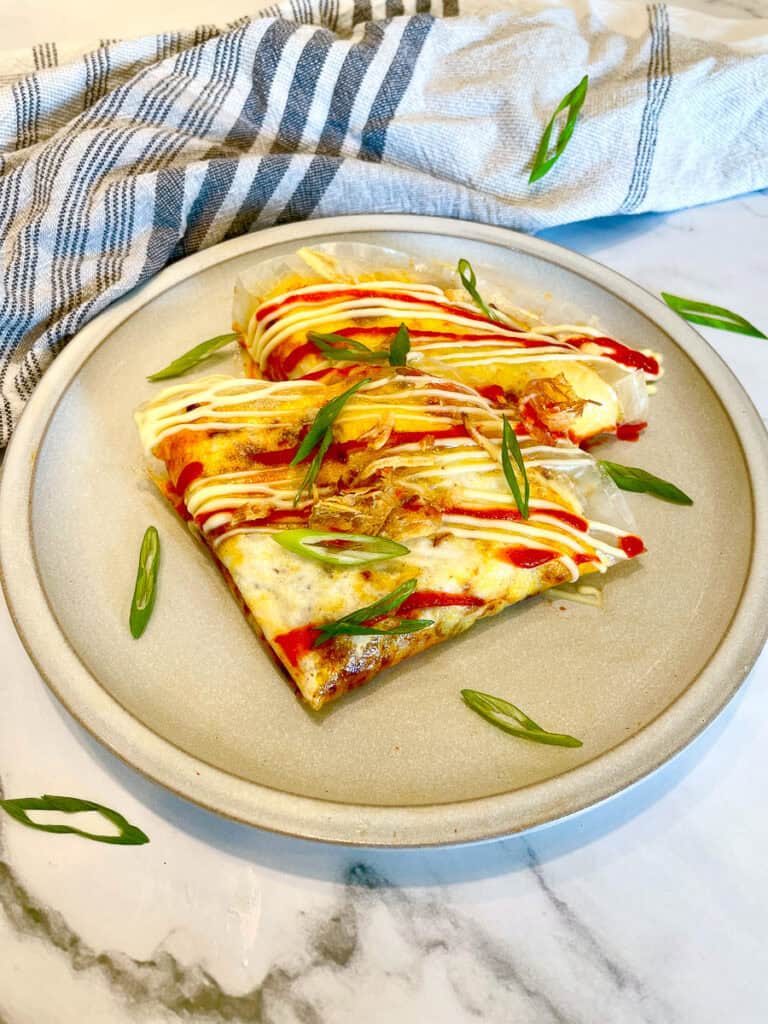 Vietnamese Pizza Banh Trang Nuong