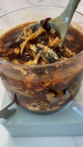 Hot and Sour Soup serving