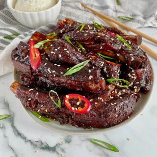 Asian Honey Glazed Ribs recipe
