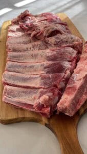 Honey Glazed Ribs sections