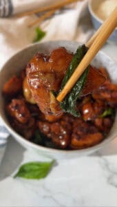 Three Cup Chicken ingredients