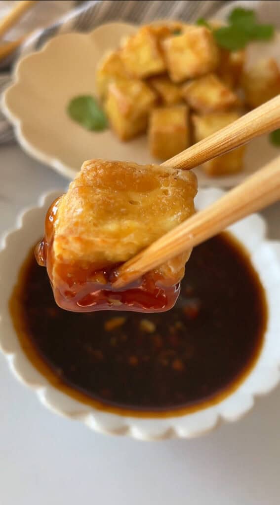Fried Tofu Garlic Sauce-6
