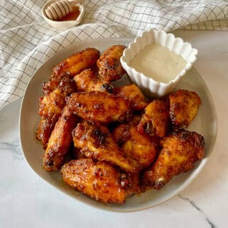 Honey Buffalo Chicken Wings recipe