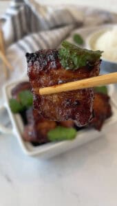 Honey Soy Pork Belly Bites recipe