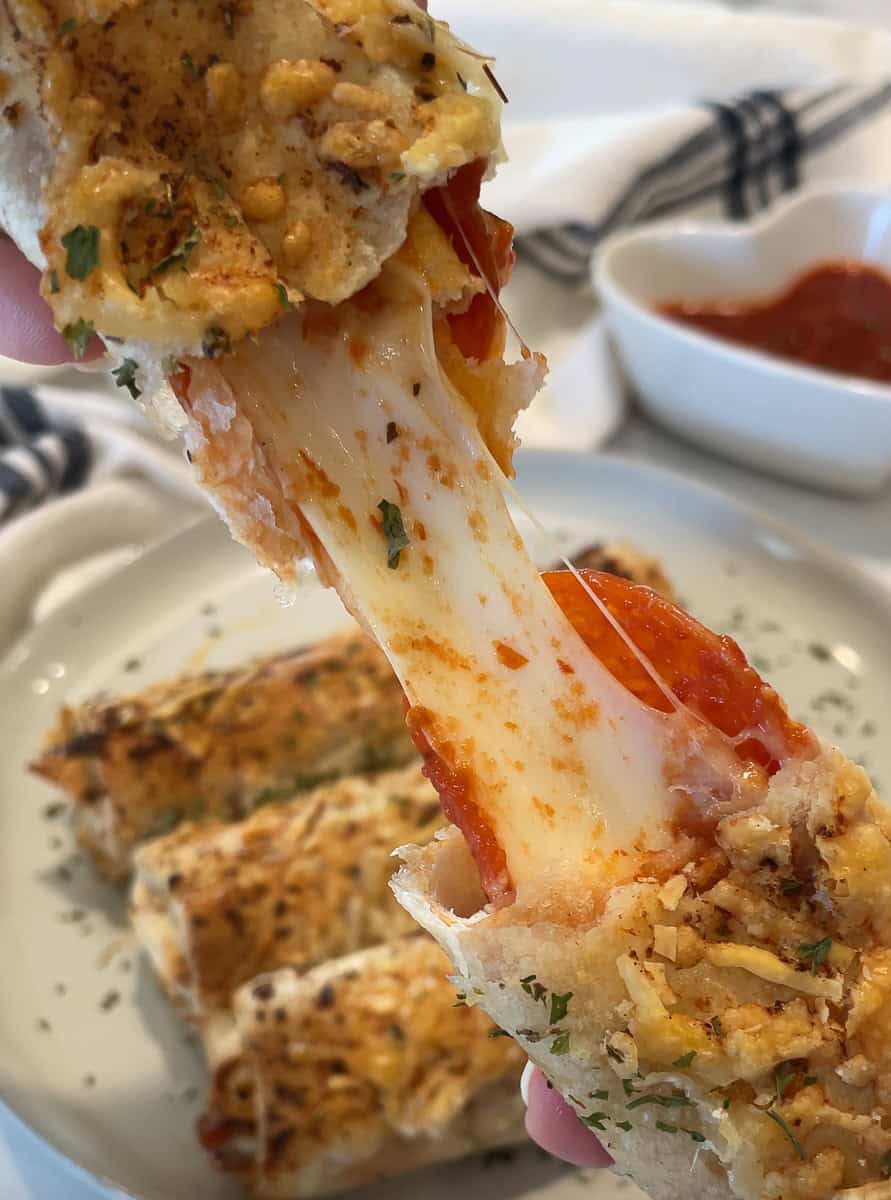 The Best Easy Air Fryer Pizza Roll Ups Hot Pocket – The Savory Chopstick
