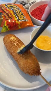Korean Corn Dogs with Cheetos