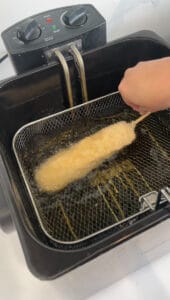 Korean Corn Dogs how to fry