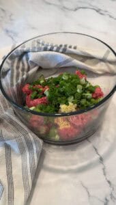 Beef Dumplings ingredients
