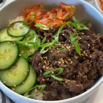 Beef Bulgogi Garnish