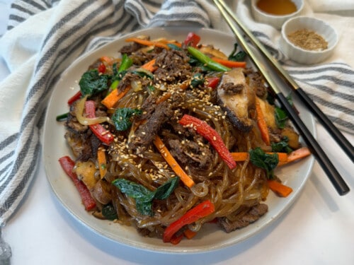 Beef Japchae (Stir-Fried Noodles)