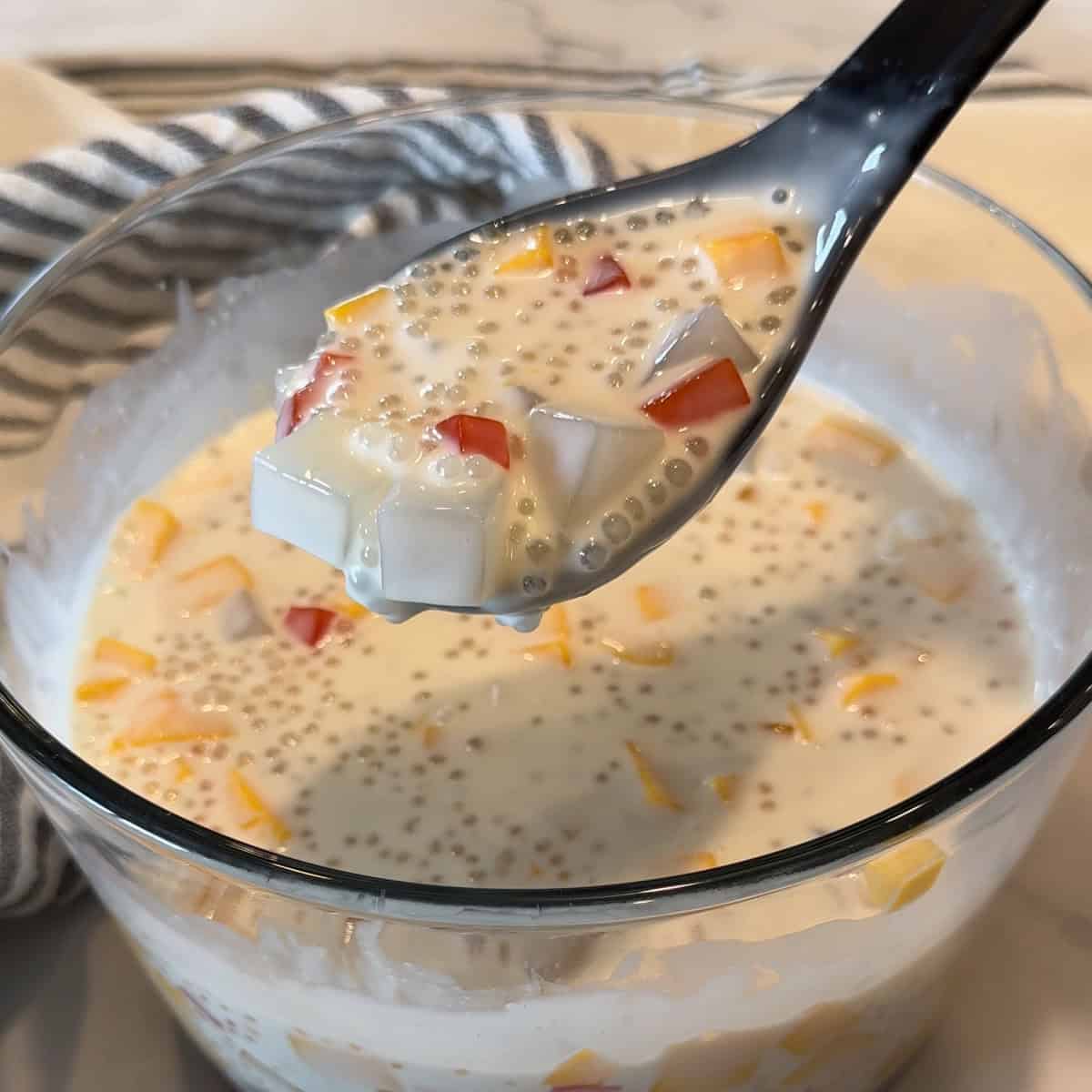 The Best Mango Sago Tapioca Dessert Recipe | Nata de Coco