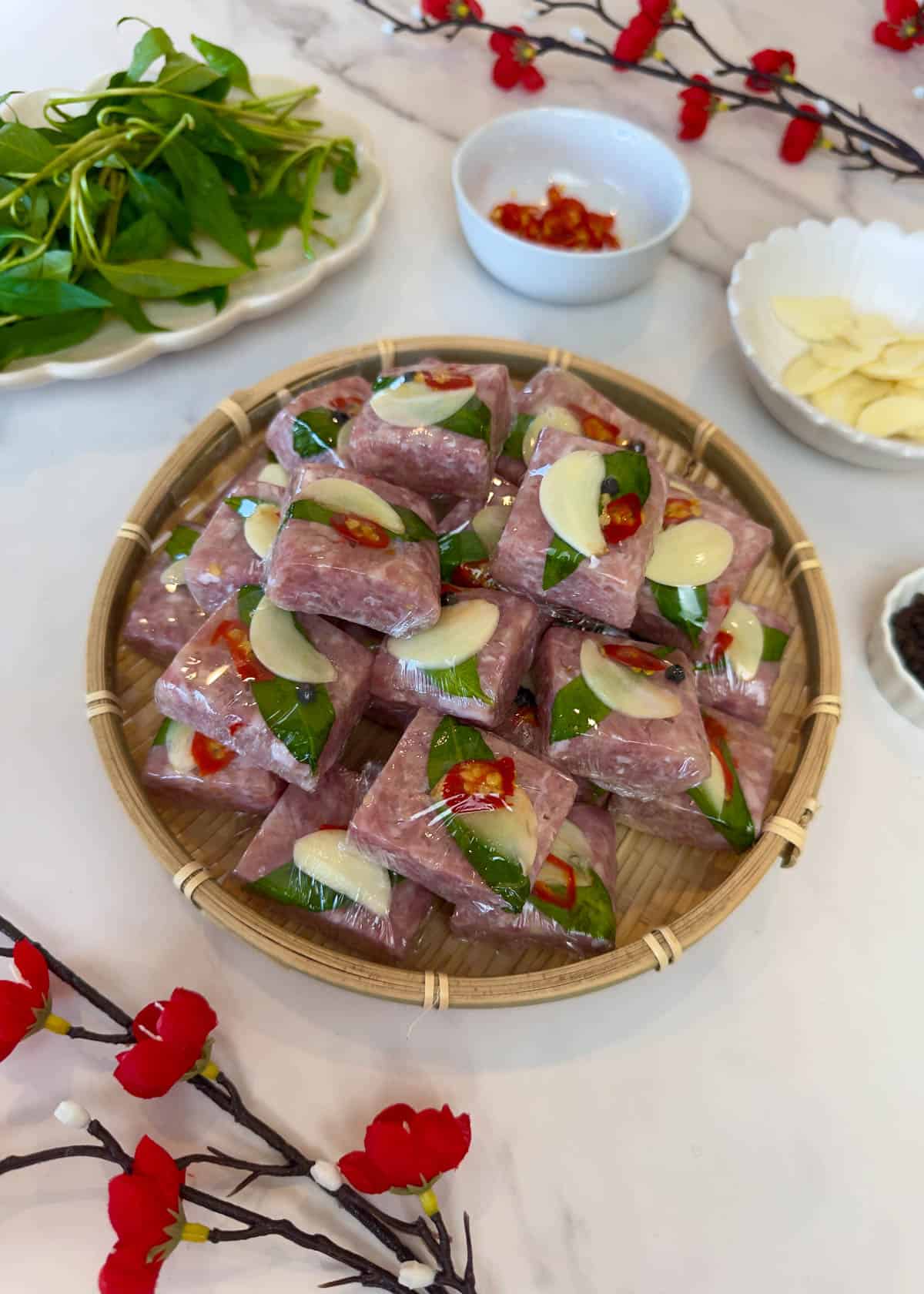 Nem Chua Pork for Lunar New Year