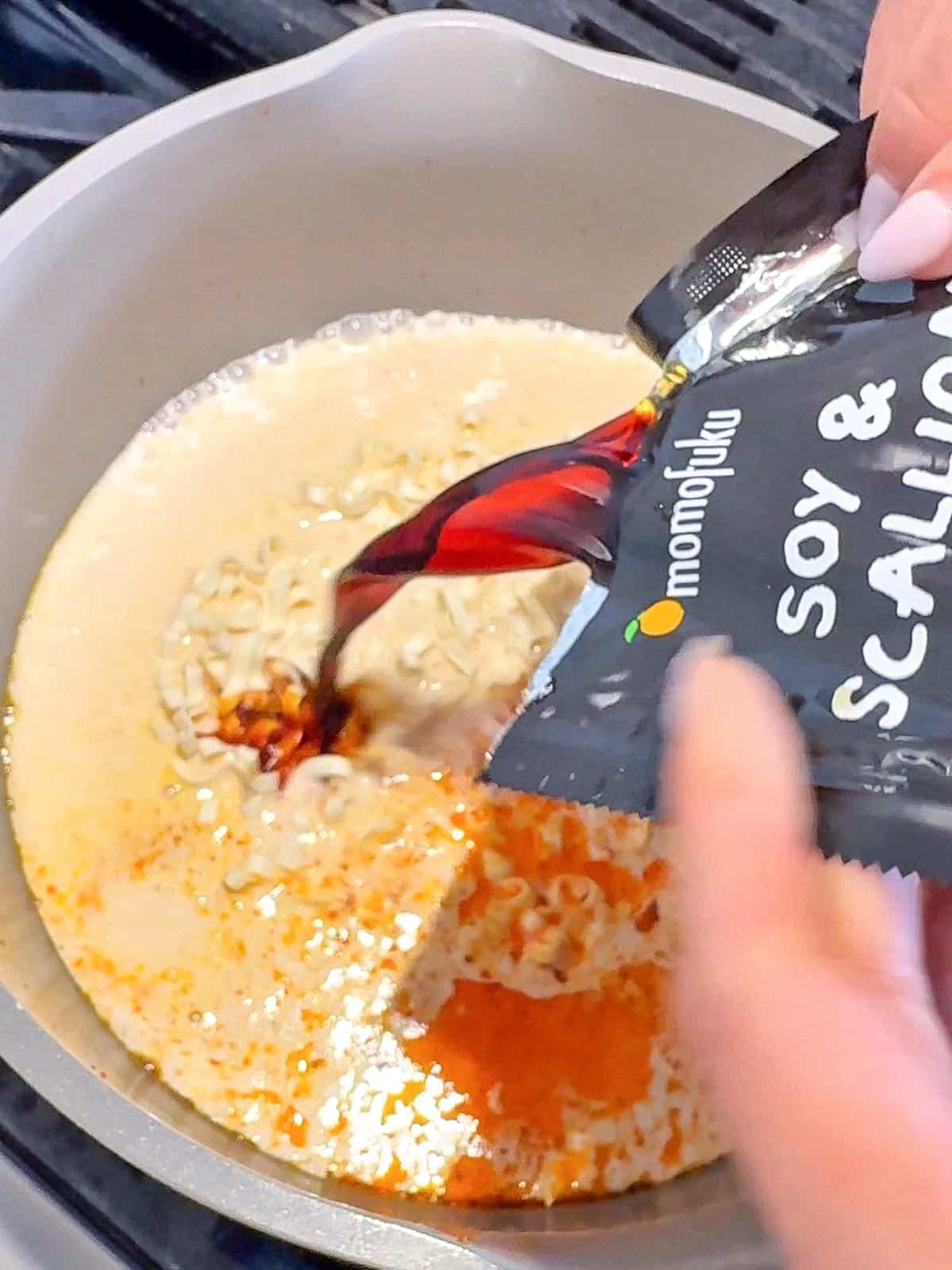 Add the seasoning packs